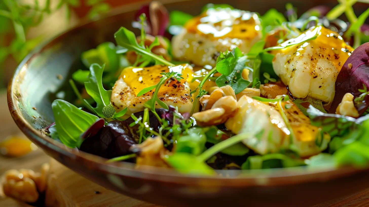 salade de chèvre chaud